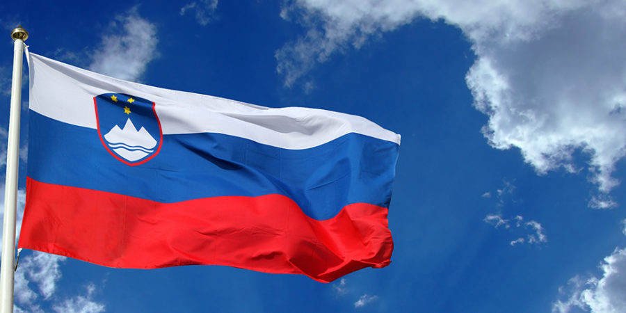 Plapolajoca zastava Republike Slovenije