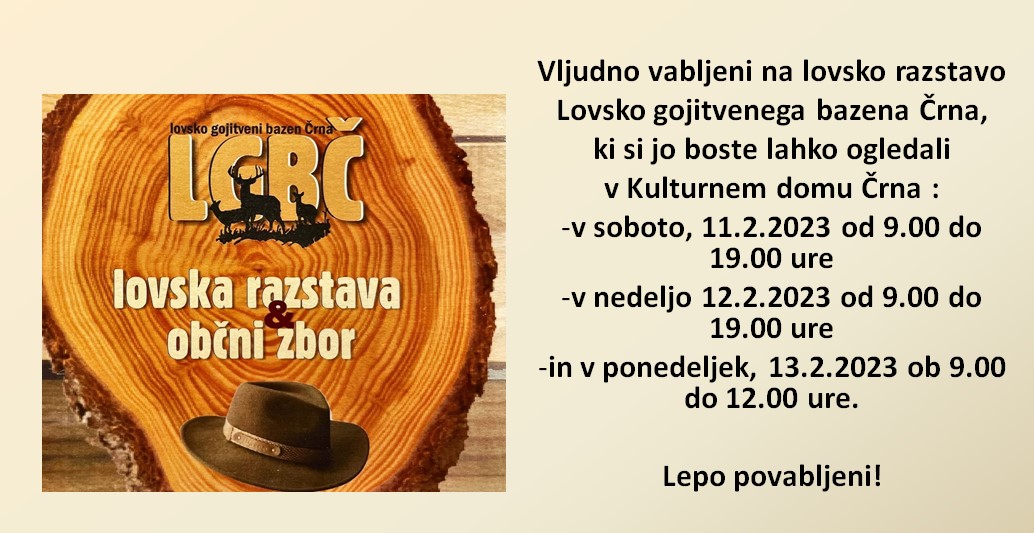 Razstava lovsko gojitvenega bazena Črna