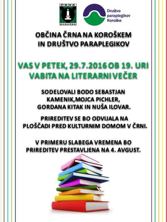 vabilo literarni večer pravo