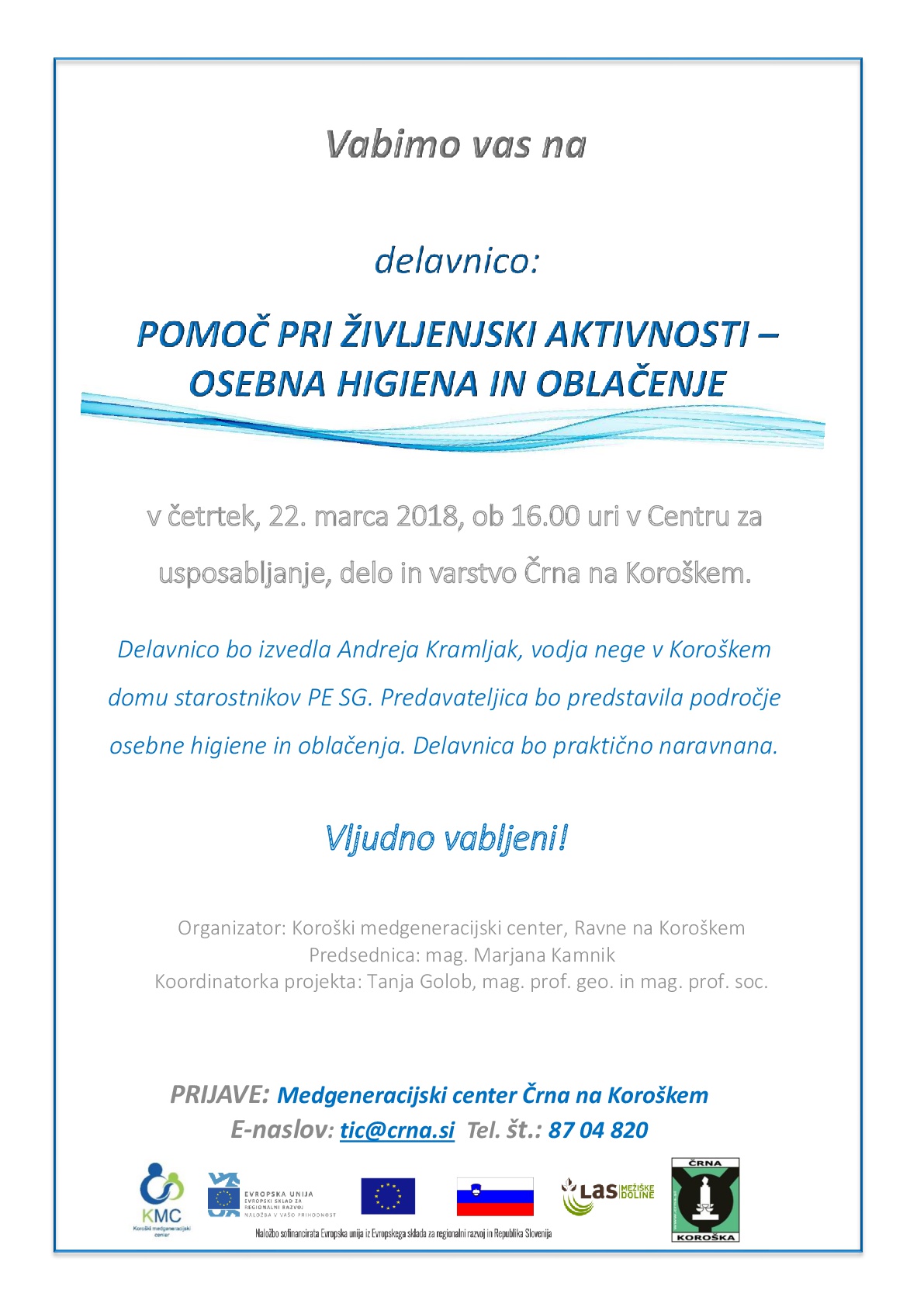 Vabilo delavnica 5 Črna na Kor. 001